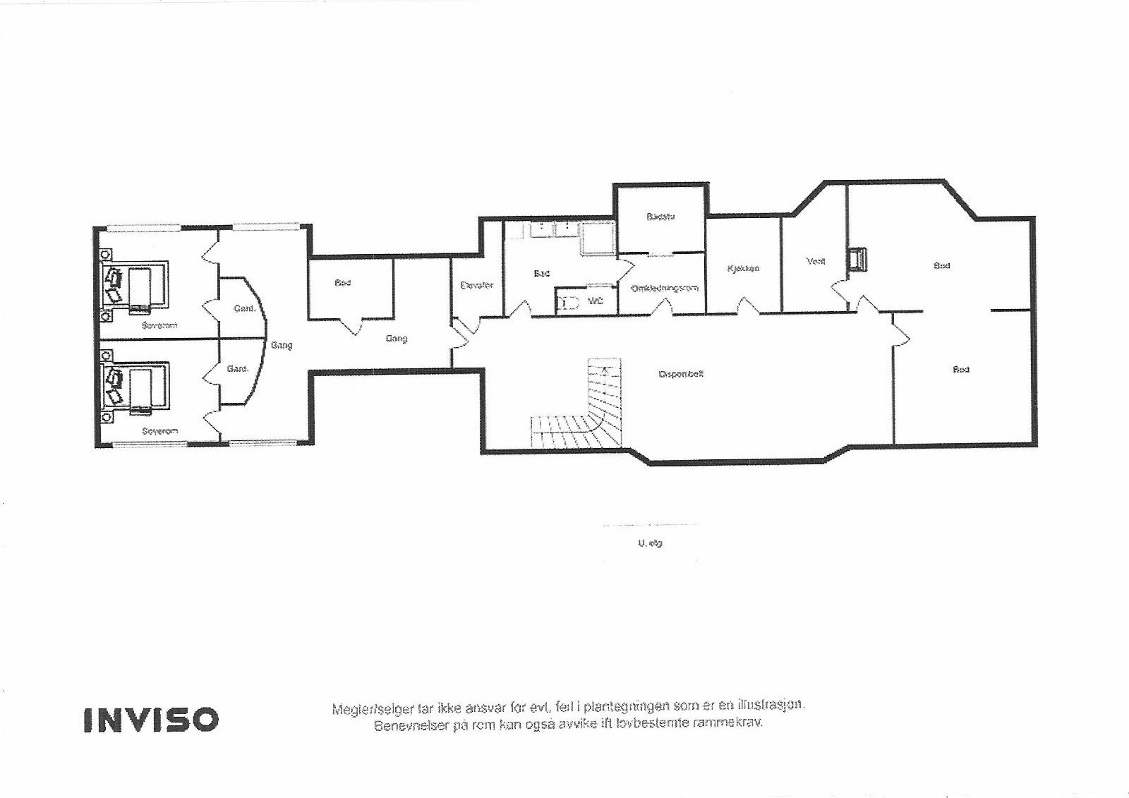 1 etg med inngang og terrasse Galleribilde