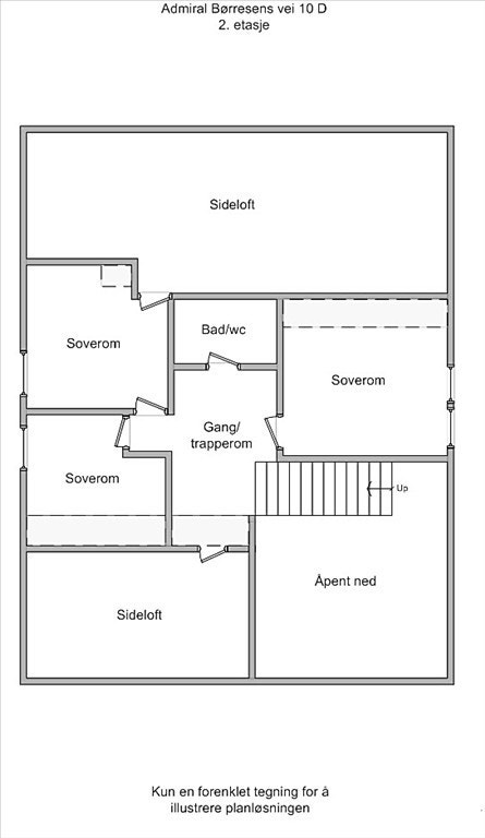 Planskisse 2. etasje Galleribilde