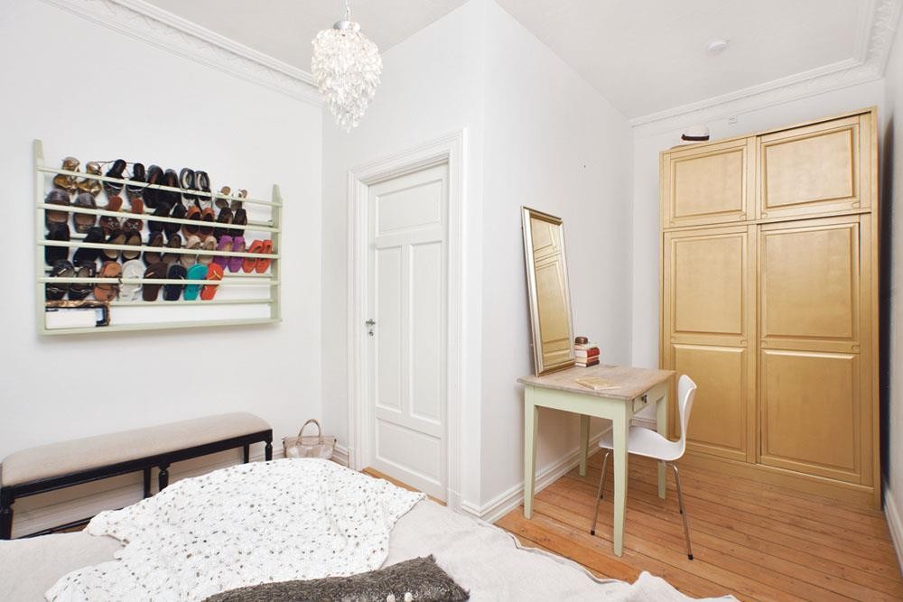 Soverommet har god garderobeplass Galleribilde