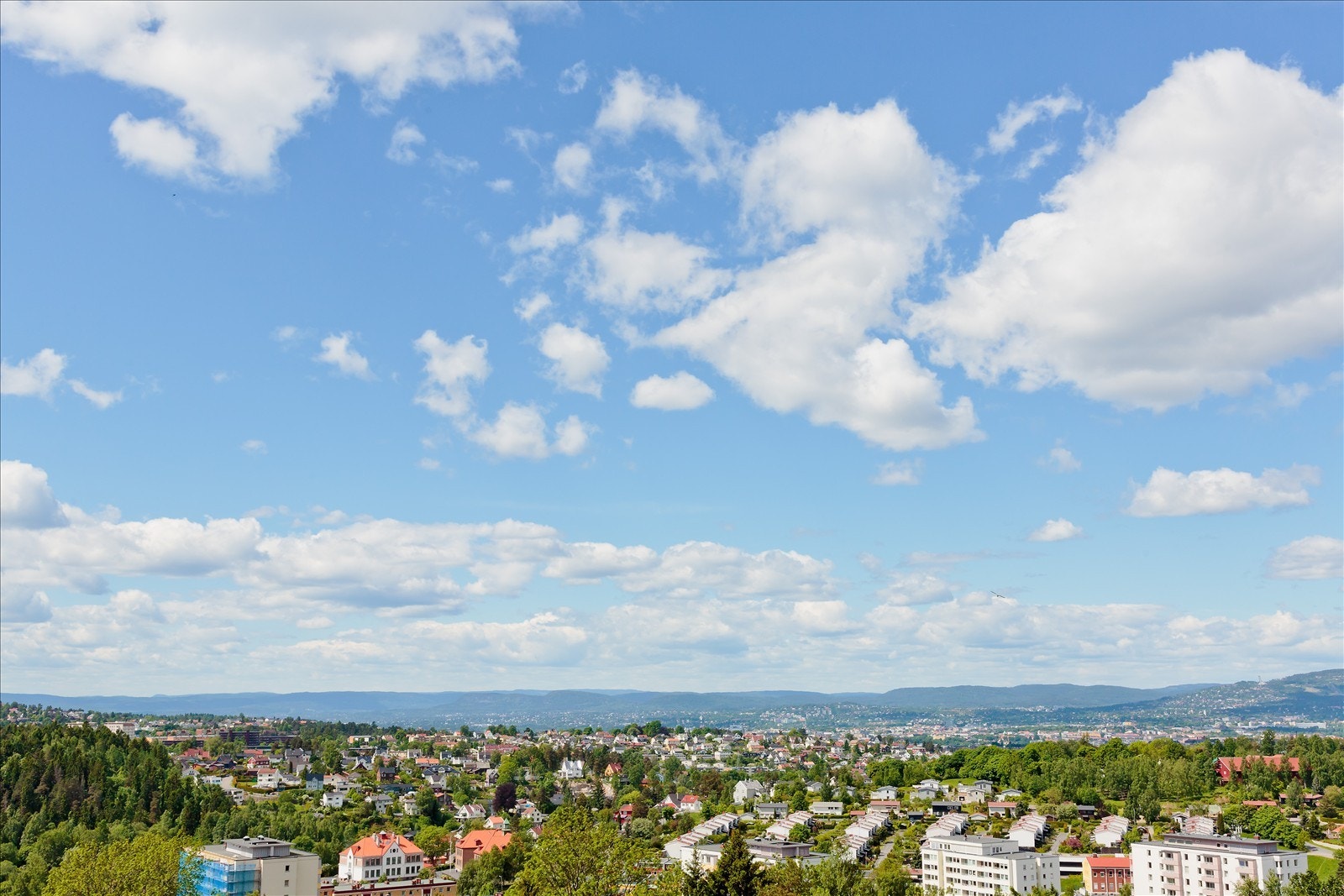 Utsikt fra balkong Galleribilde