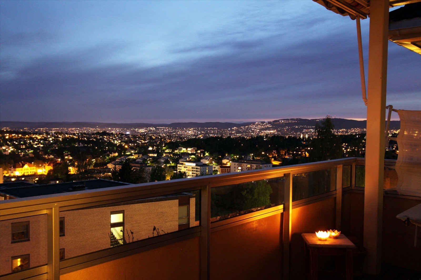 Utsikt kveld Galleribilde