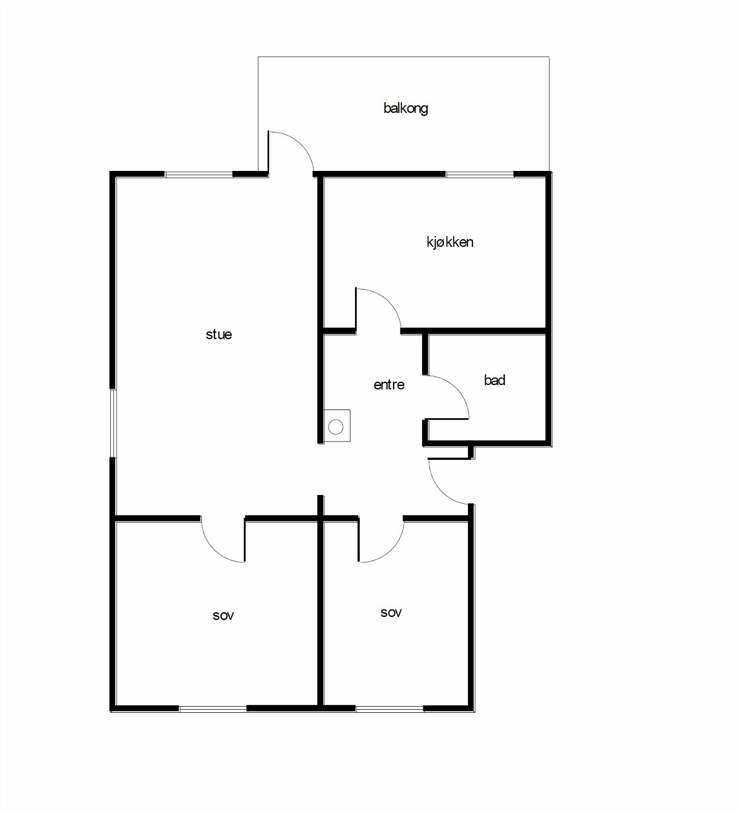 Plantegning Galleribilde