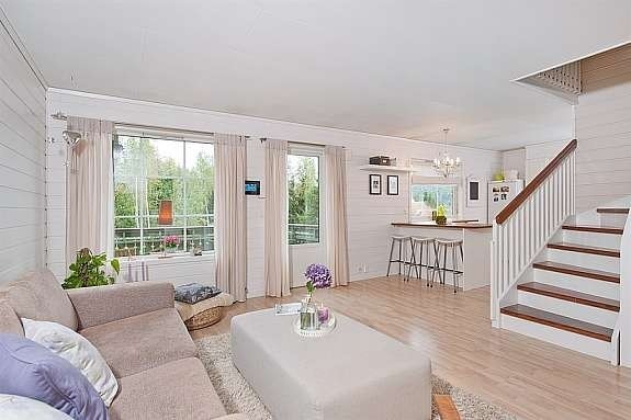 Stue nede (boligen vil ikke være møblert som på bilde) Galleribilde