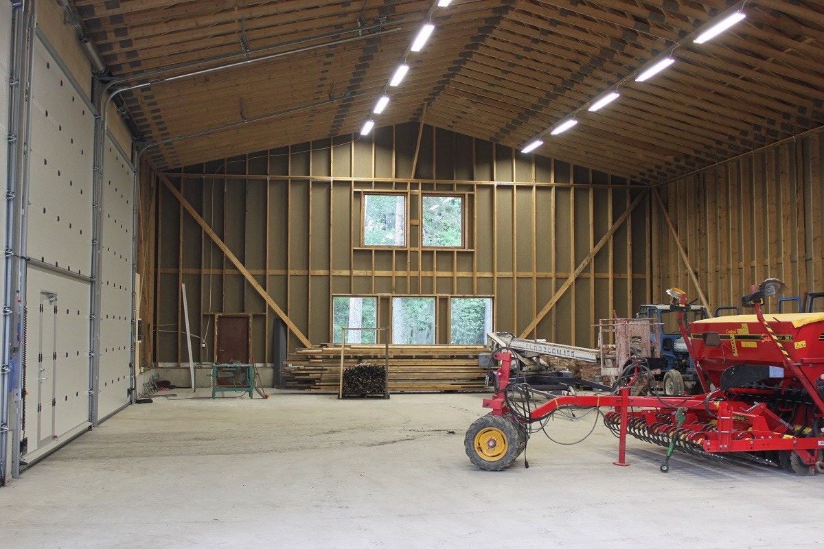 Redskap og utstyr fjernes i det aktuelle utleieområdet. Områdene kan eventuelt deles med en vegg. Galleribilde