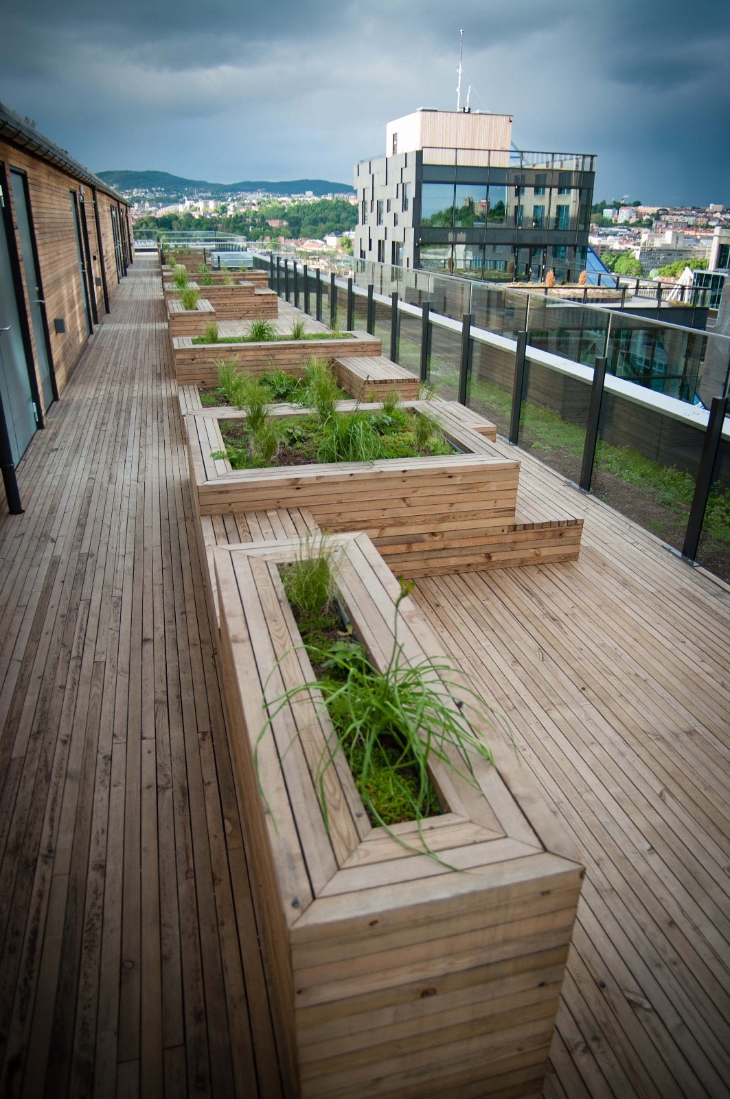 Felles takterasse 15.etasje Galleribilde