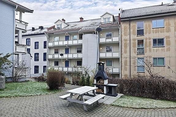 Uteområde i borettslaget Galleribilde