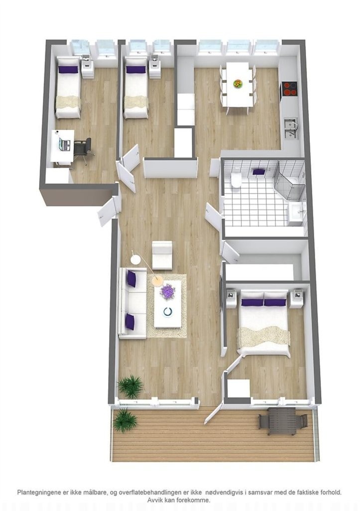 Plantegning Galleribilde