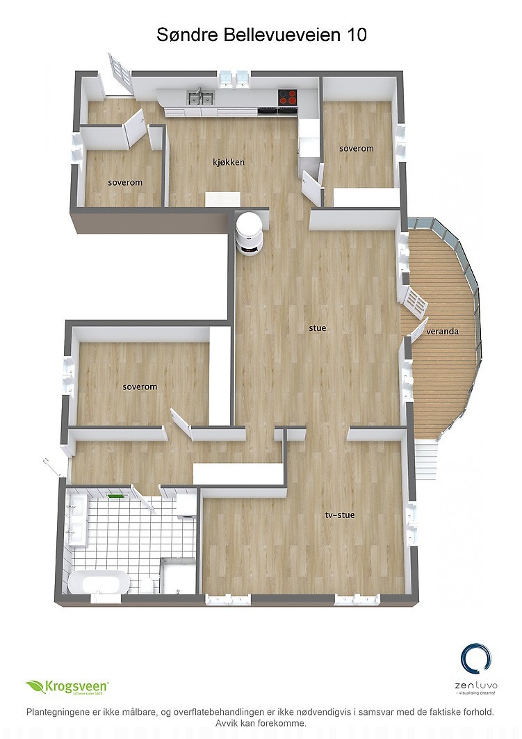 3D_hq-port-single_letterhead-Soendre Bellevueveien 10 Galleribilde