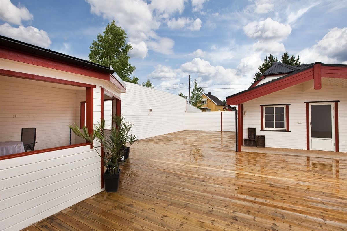 Flott uteplass Galleribilde