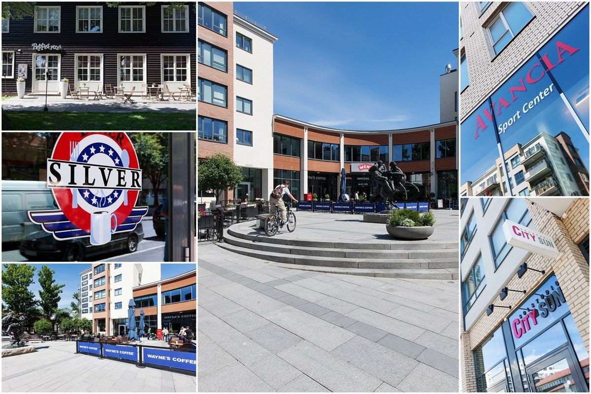 Nærområdet: Bilder fra Løren Torg - en kort spasertur unna. Løren Torg er både et senter og en del av en handlegate med flere butikker og spisesteder. Galleribilde