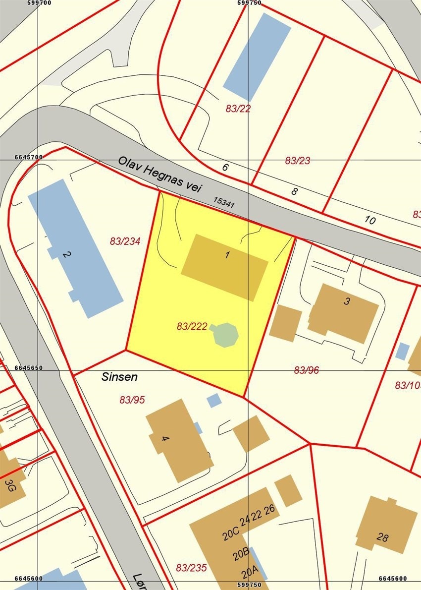 Situasjonskart. Galleribilde