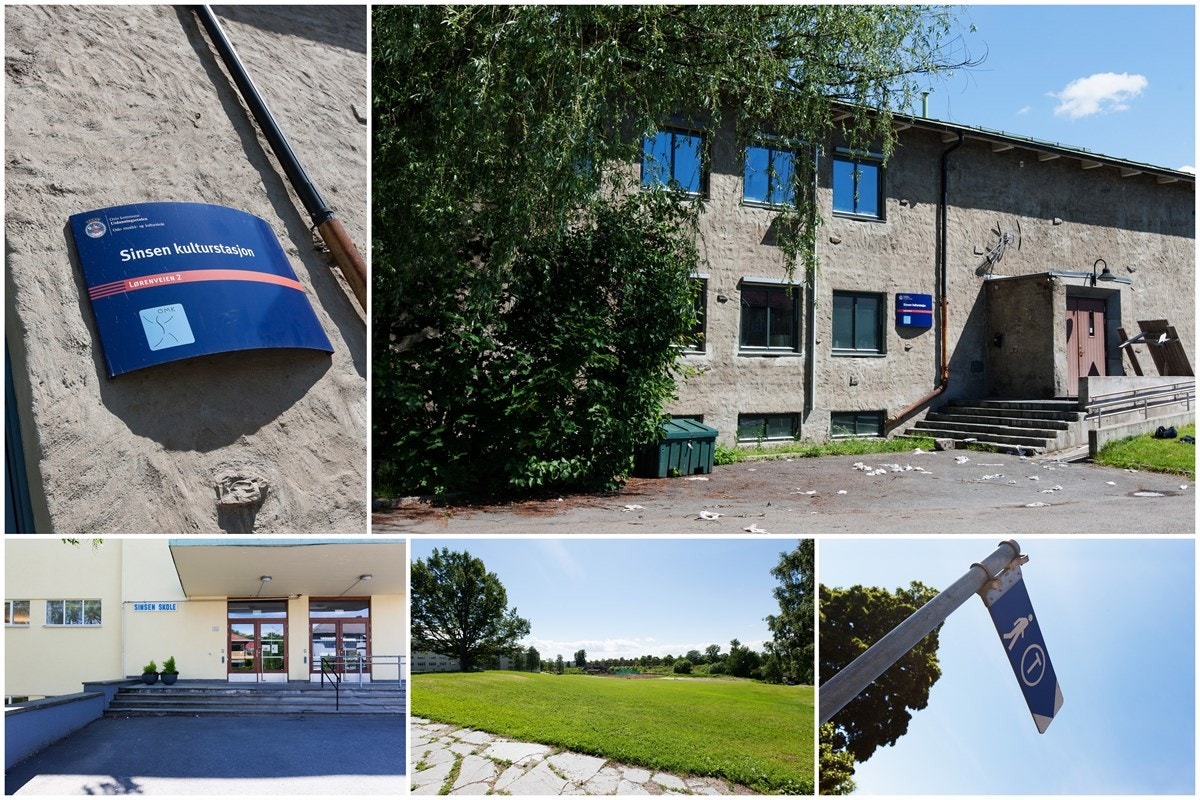 Kun noen minutter til Sinsen skole og offentlig kommunikasjon. Sinsen Kulturstasjon deler tomtegrense med eiendommen. Galleribilde