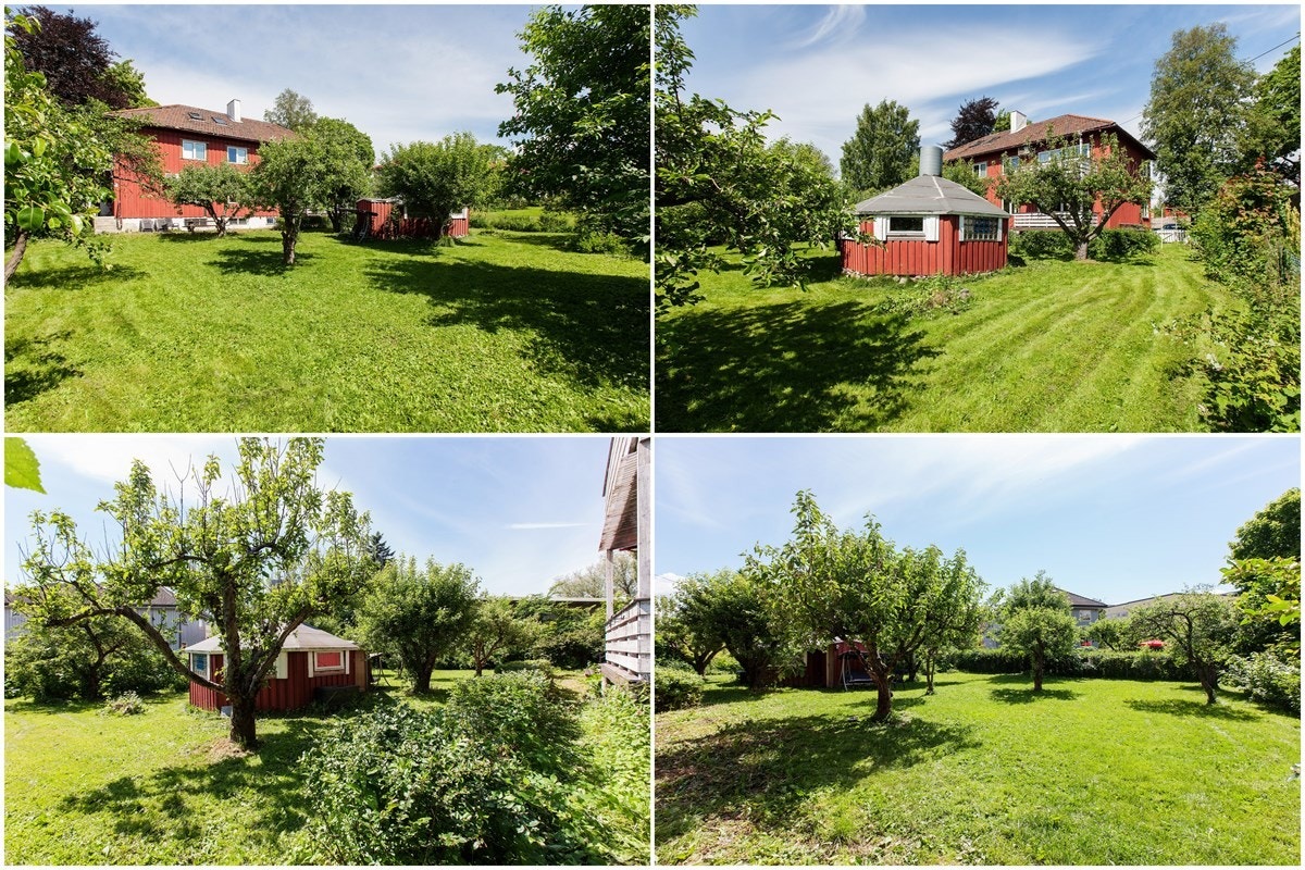 Tomten har sannsynligvis muligheter for fradeling av tomteareal for bygging av frittliggende enebolig, eller eventuelt oppføring av frittliggende enebolig som egen seksjon (dette må selvfølgelig avklares hos kommunen). Galleribilde