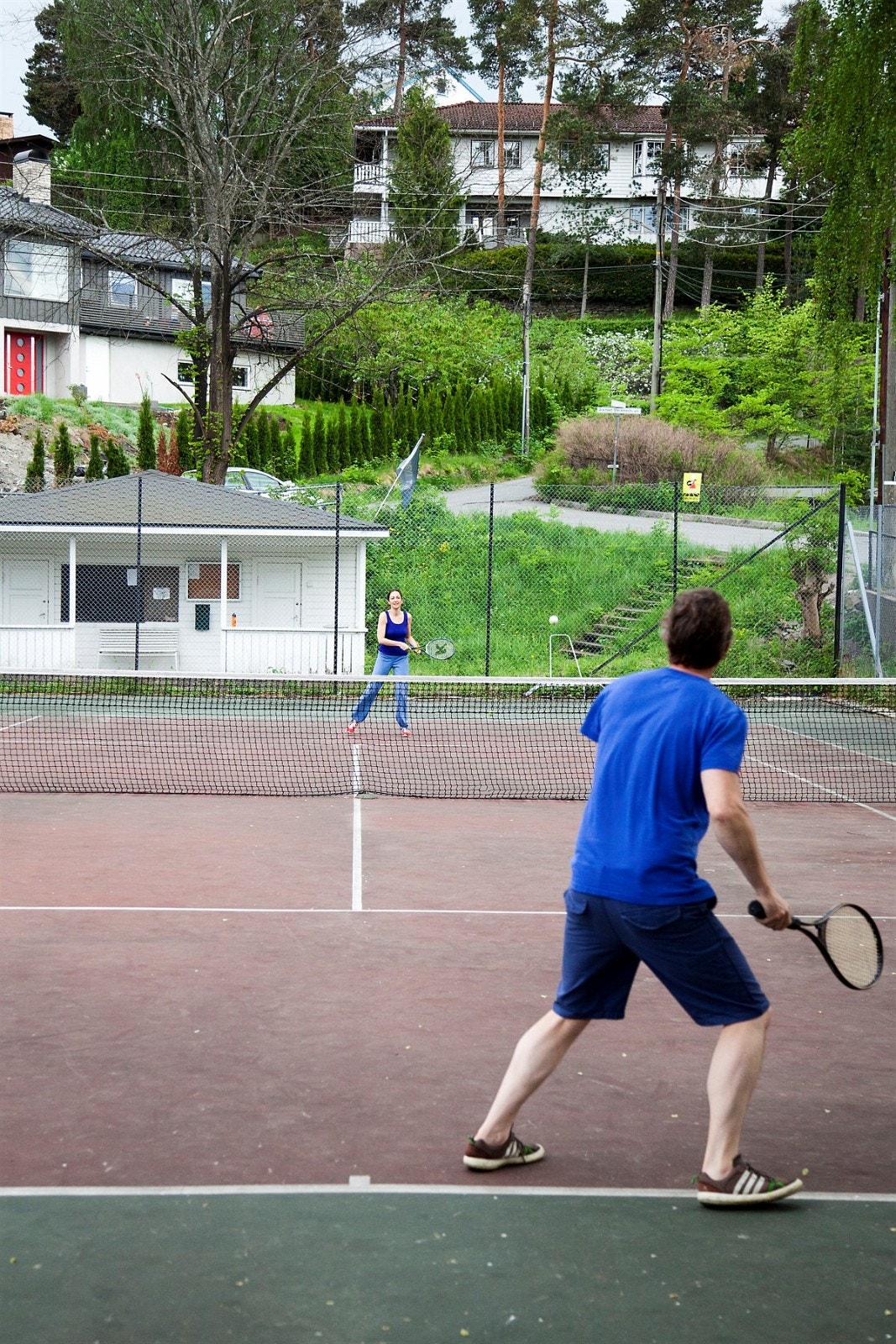 Tennisklubben i umiddelbar nærhet til huset Galleribilde
