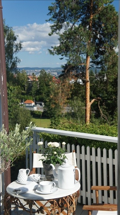 Fra frokost-terrasse - utsikt Galleribilde
