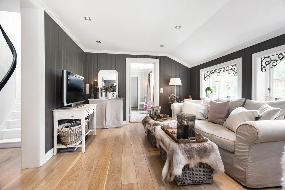 Fra tv-stue - kan enkelt bli to ekstra barnerom Galleribilde