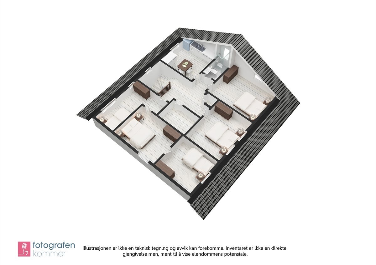 2. etasje_3D Galleribilde