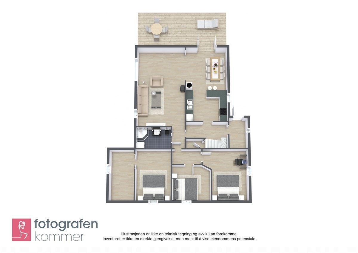 Gullsk%c3%a5rveien%207%20C%20-%201%20etg%20-%203D%20Floor%20Plan Galleribilde