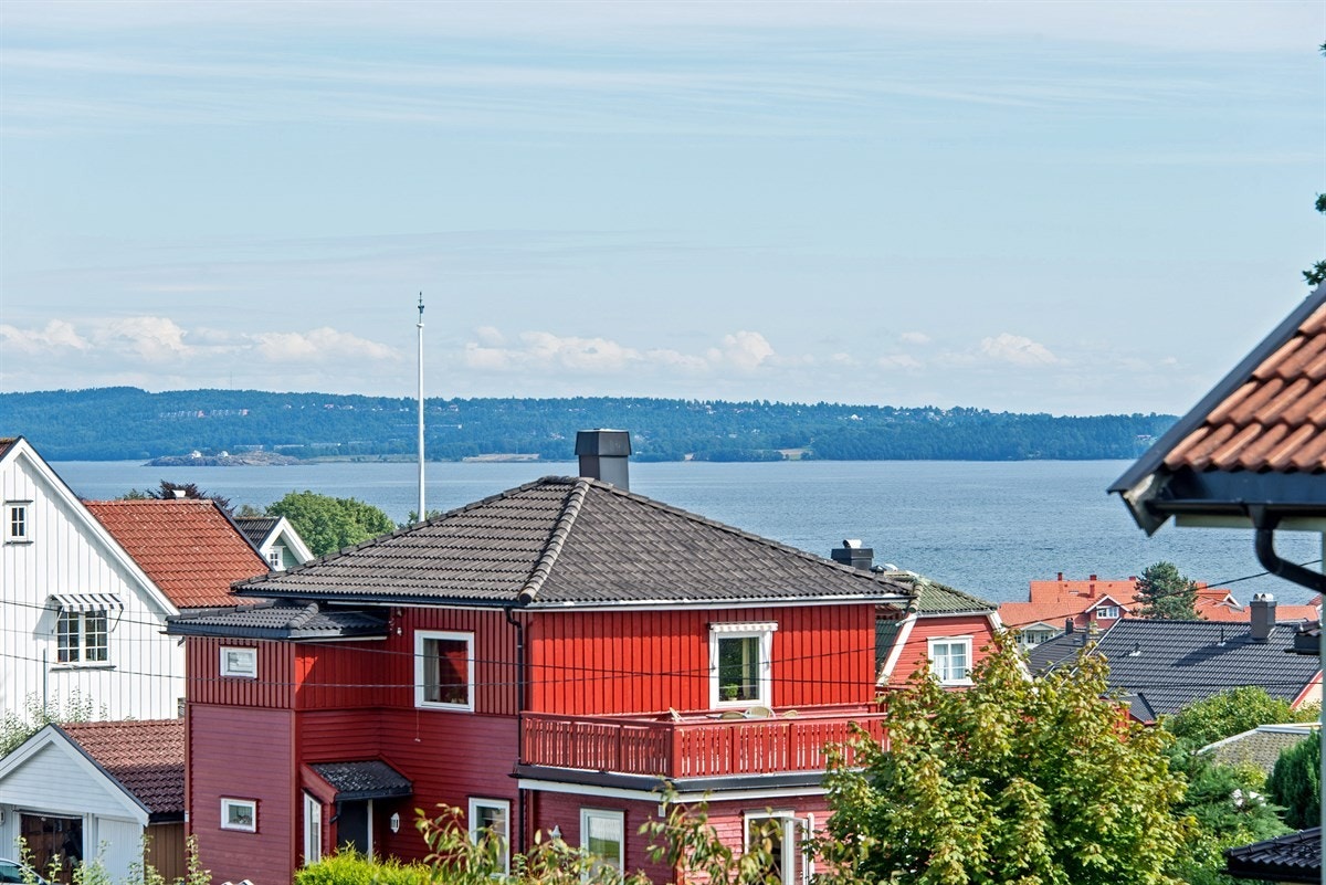 Utsikt over Oslofjorden fra 2 etasje Galleribilde
