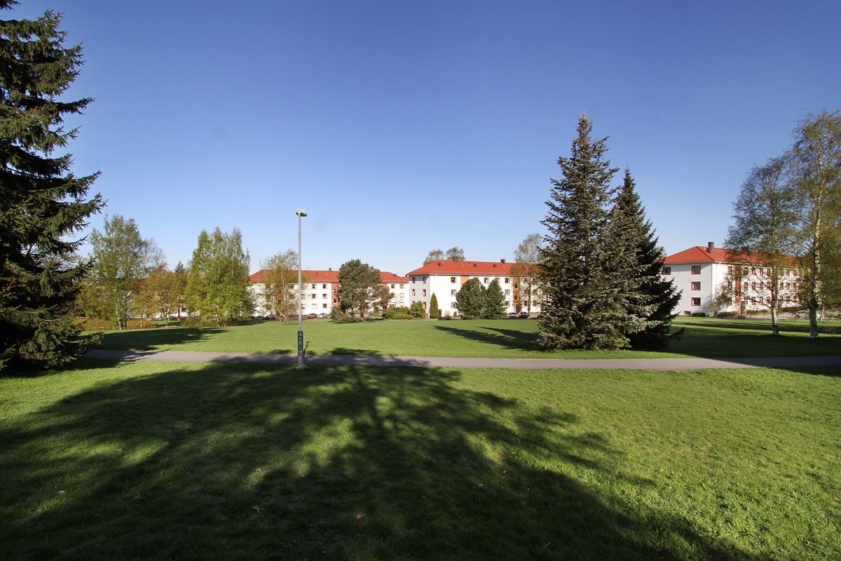 Borettslaget ligger sentralt til i landlige omgivelser Galleribilde