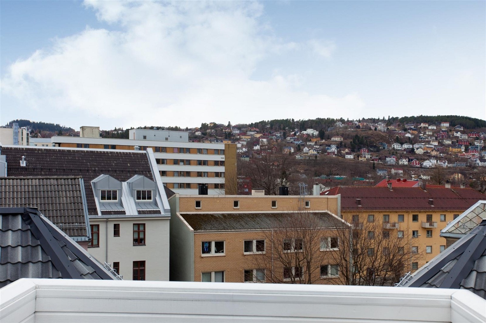 Utsikt fra takterrasse Galleribilde