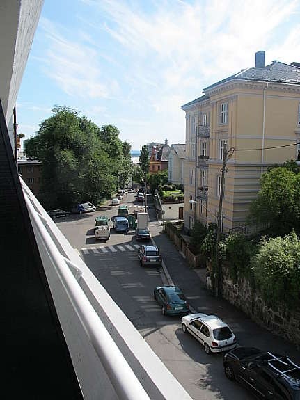 utsikt mot sør fra balkongen Galleribilde