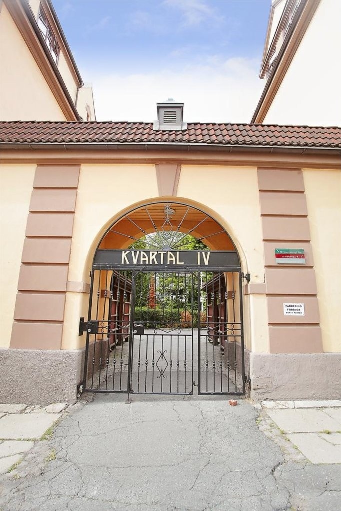 Inngangsporten til borettslaget Galleribilde