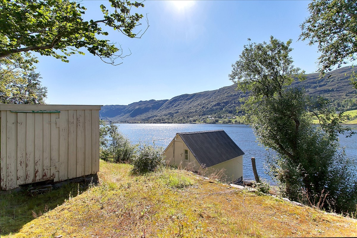 Tomteområde bak naustet Galleribilde