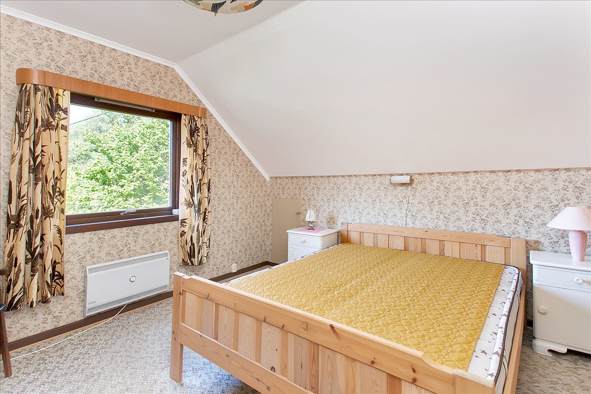 Soverom på loft Galleribilde