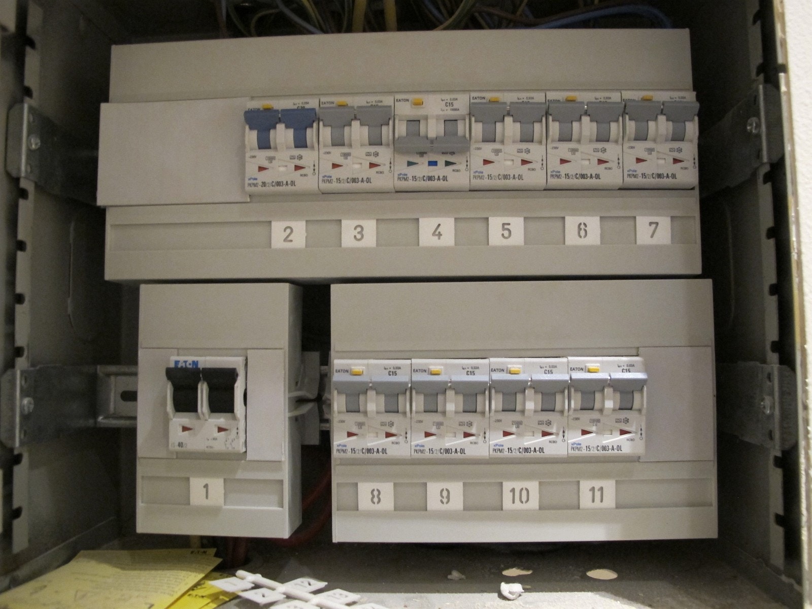 Nytt elektrisk opplegg ink. nytt sikringsskap Galleribilde