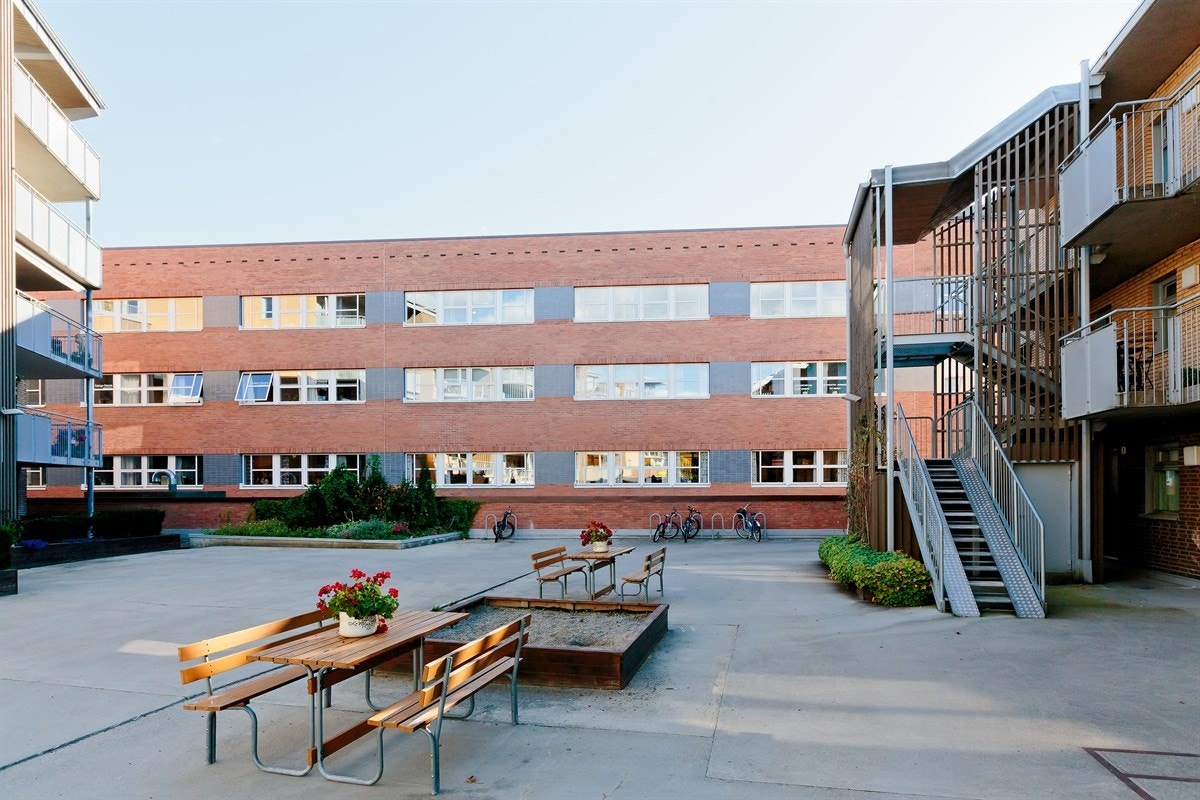 Fellesareal på sameiets eiendom. Galleribilde