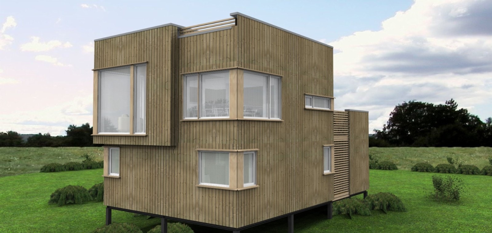 Eksempel - Troll med takterrasse. (plantegninger finner du ved å klikke hurtiglink til høyre for bilder i annonse) Galleribilde