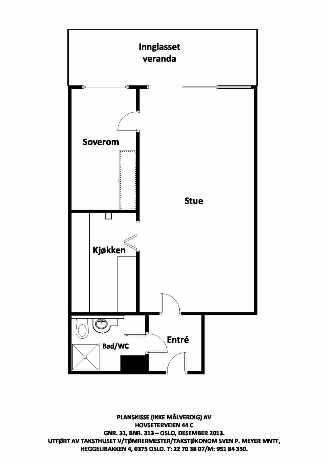 Plantegning - Hovseterveien 44 Galleribilde