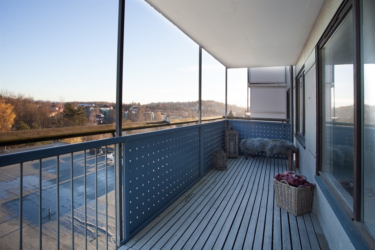 Balkong med flott utsikt over Oslo Galleribilde