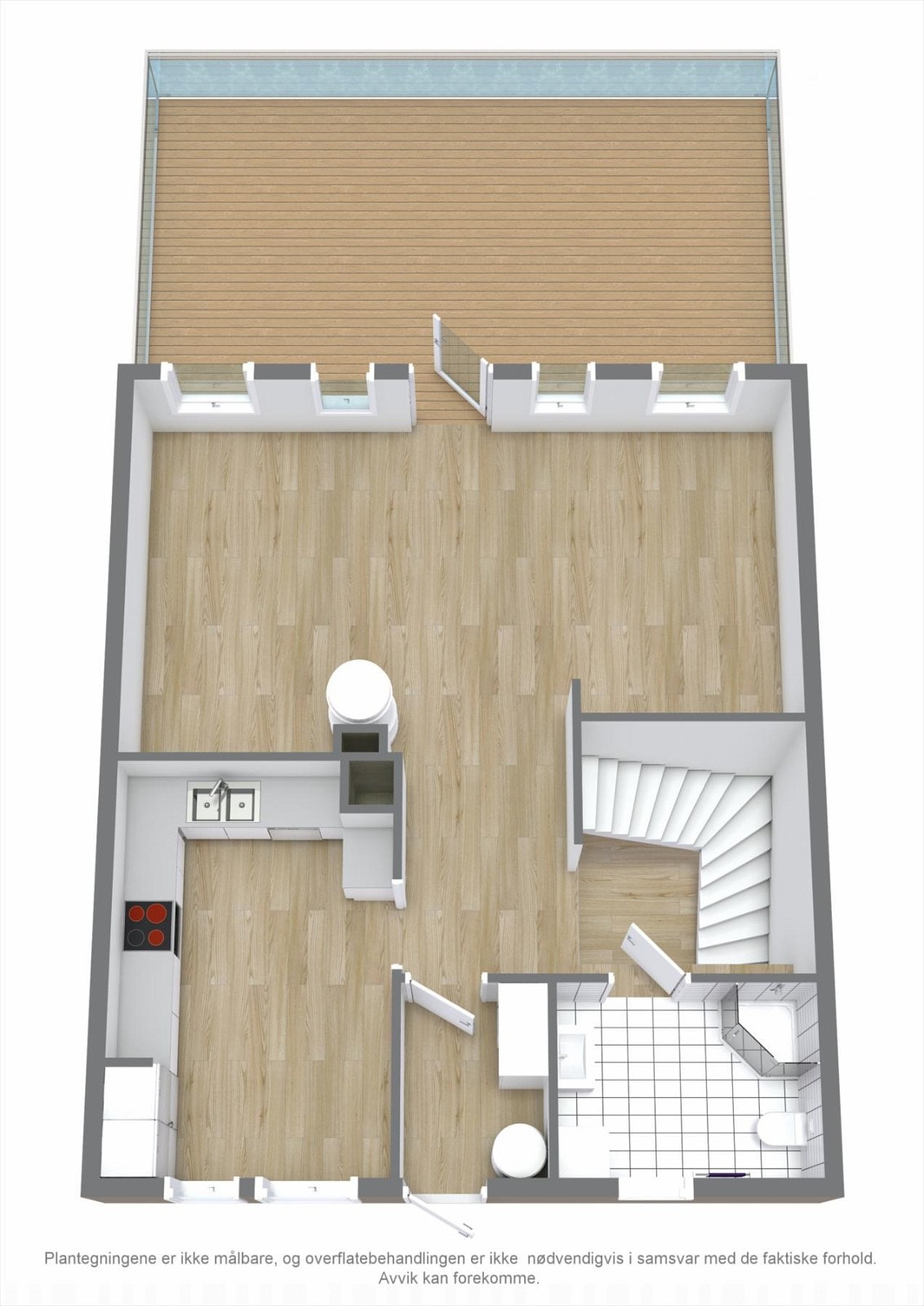 Planskisse 1. etg. Galleribilde