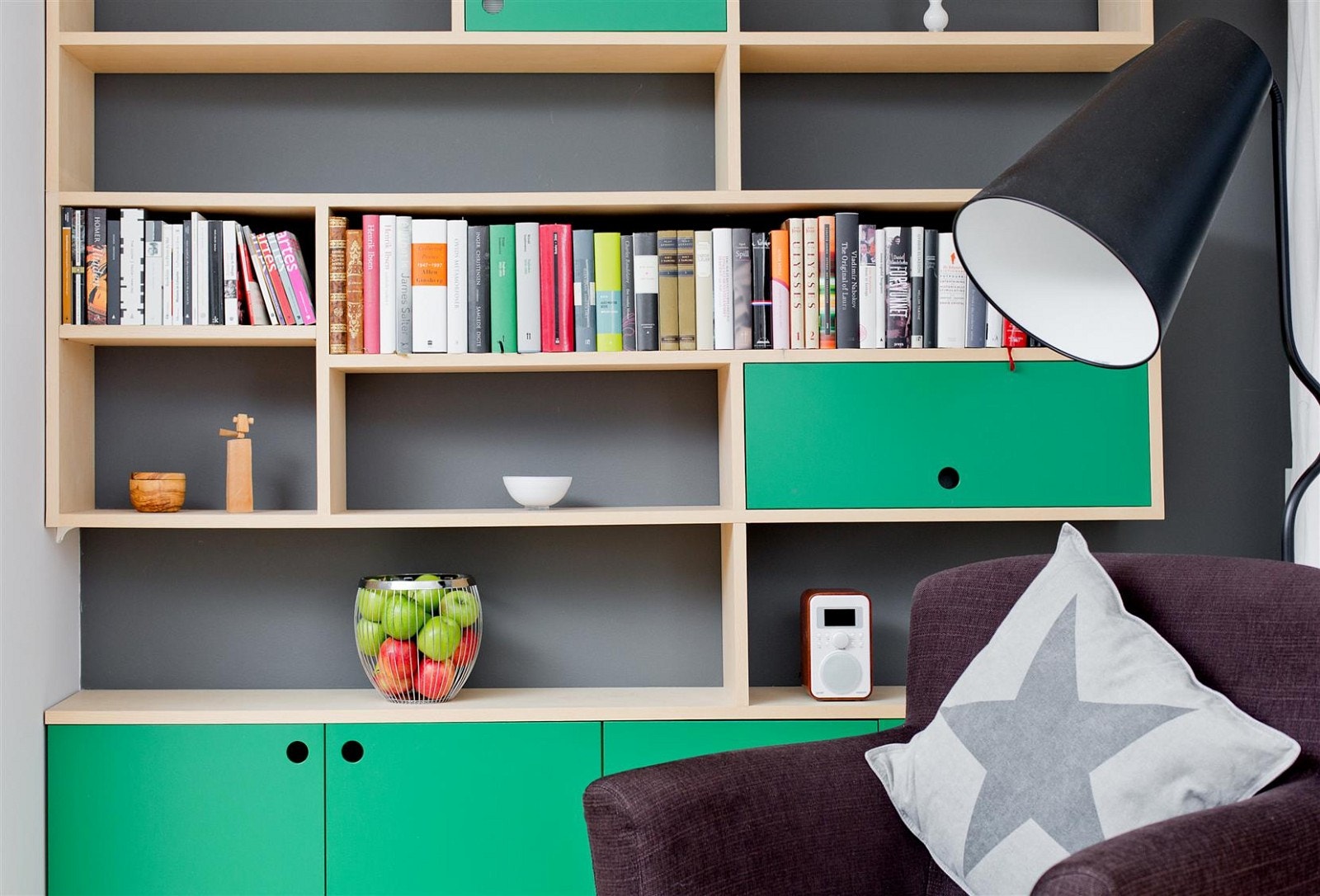 Kosehjørne i stuen. Galleribilde