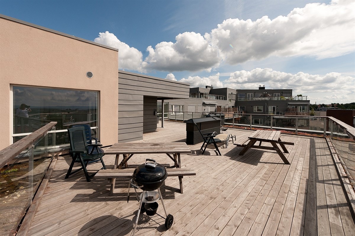Felles takterrasse Galleribilde