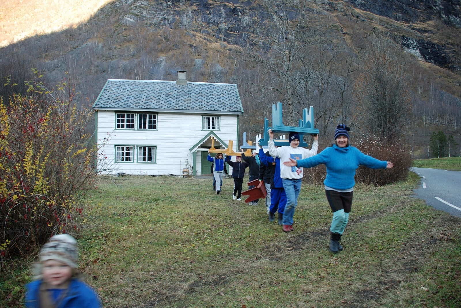 Nabohuset "Paktarstova" blir brukt til spennande formidlingsprosjekt. Galleribilde