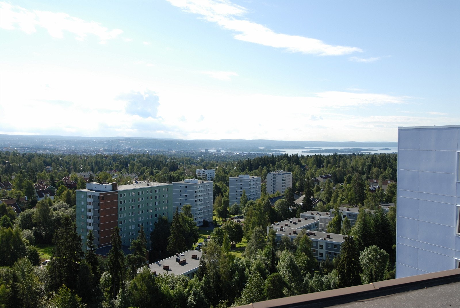 Utsyn takterrasse Galleribilde