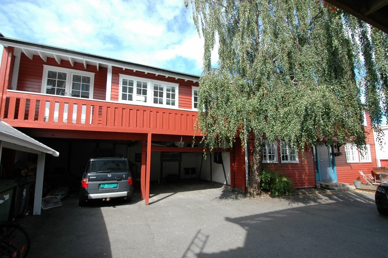 Fasade mot bakgård Galleribilde