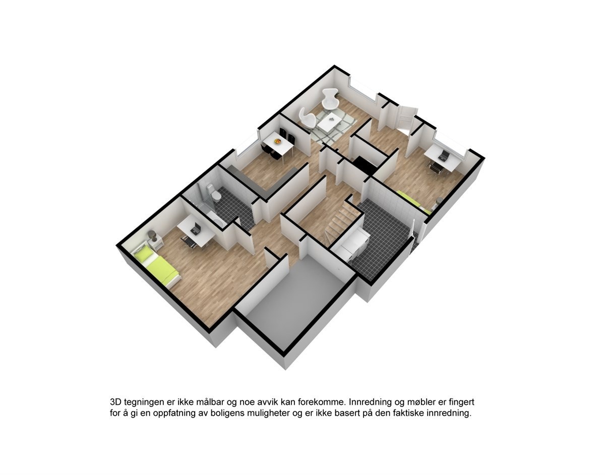 Plantegning underetasje Galleribilde