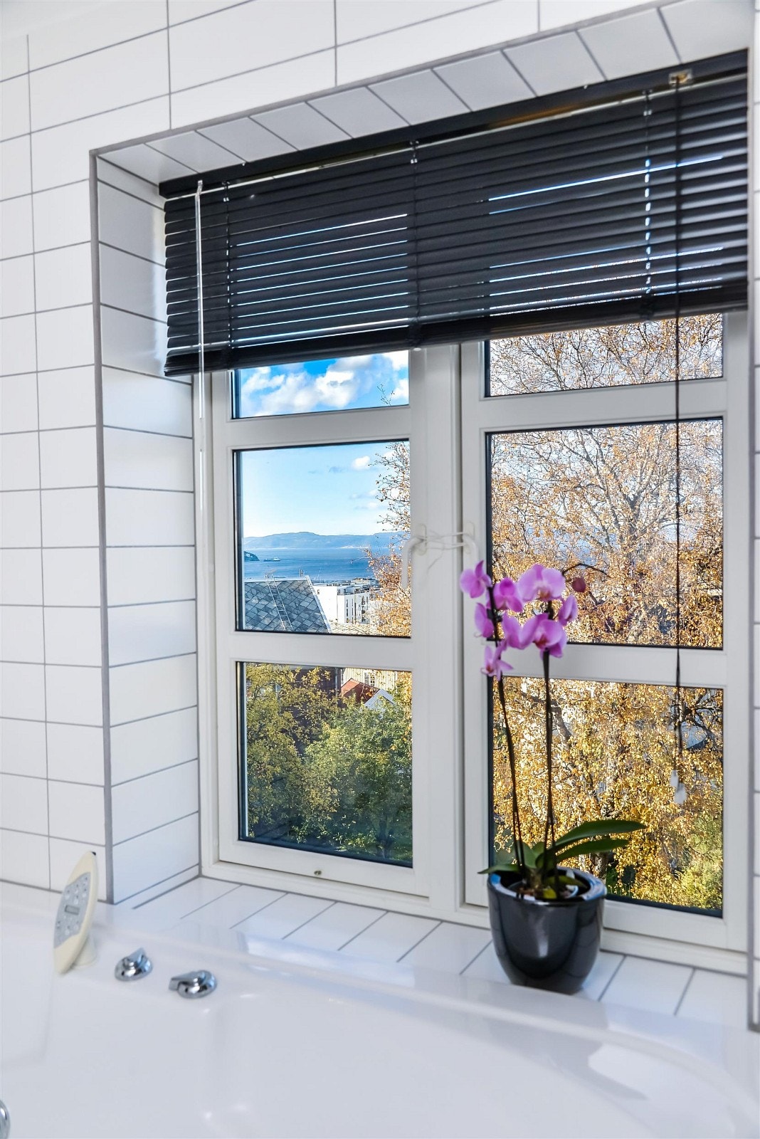 Synk ned i boblebadet og nyt fjordutsikten. Galleribilde