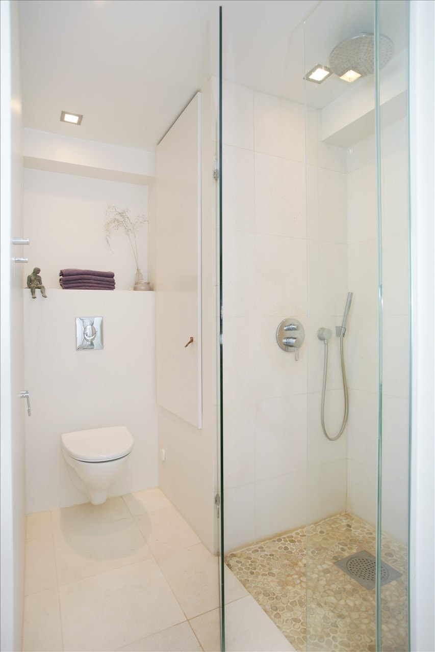 Dusj med glassdører Galleribilde