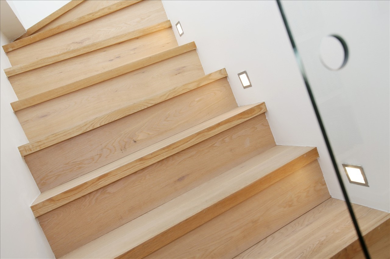 Lekker trapp med lys Galleribilde