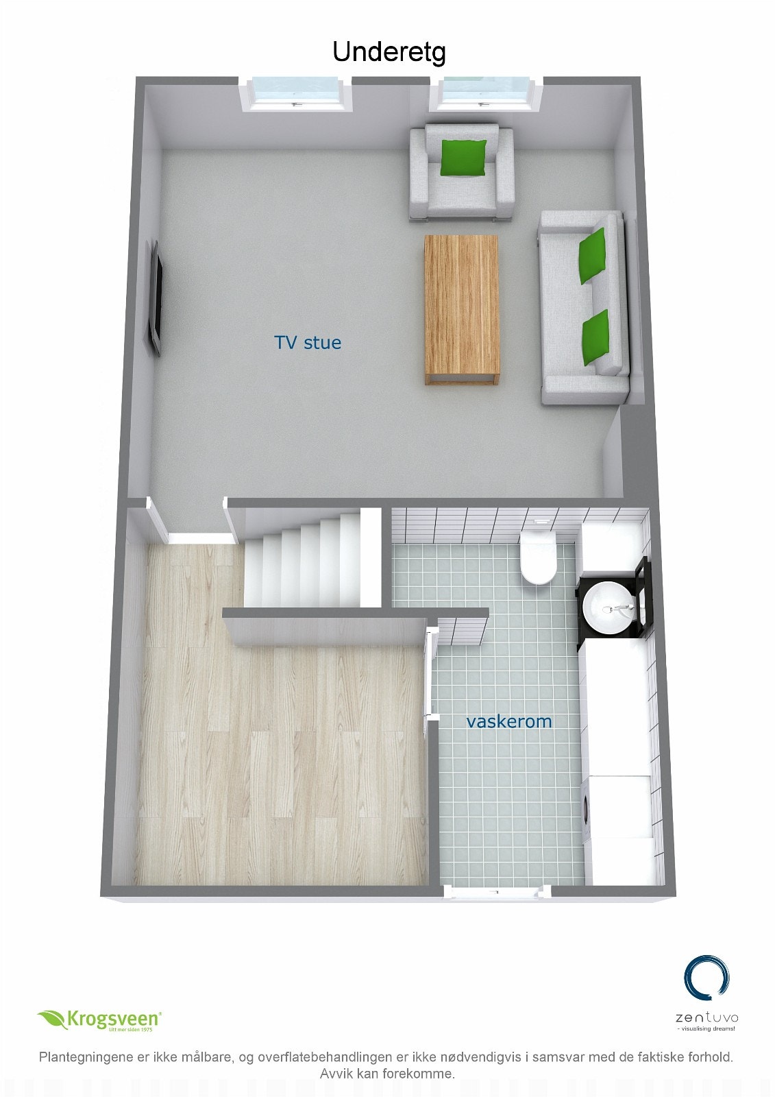 Planteging underetasje Galleribilde