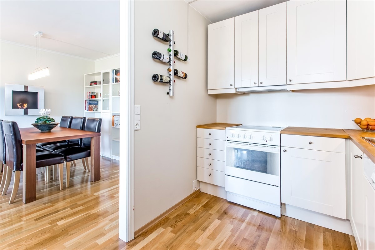 Delvis åpen kjøkkenløsning Galleribilde