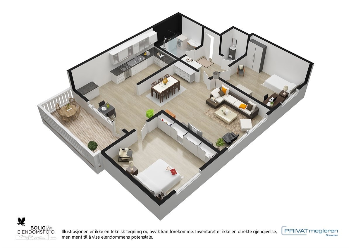 Plantegning Galleribilde