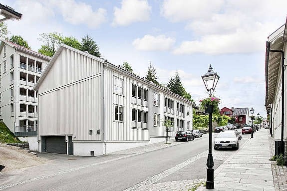 Første etasje i dette bygget i koselige Snipetorpgata Galleribilde