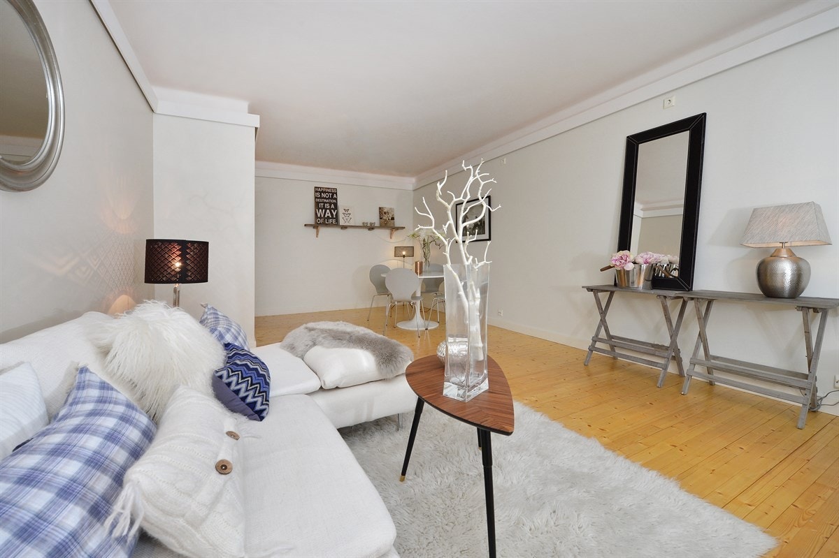 Stue med flere innredningsmuligheter. Galleribilde