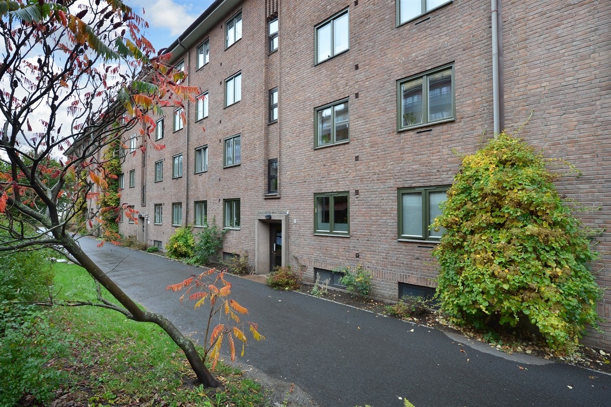 Meget god intern beliggenhet i borettslaget, og godt skjermet fra trafikk og støy. Galleribilde